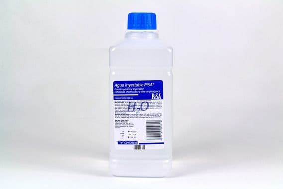Agua inyectable PISA 1000Ml